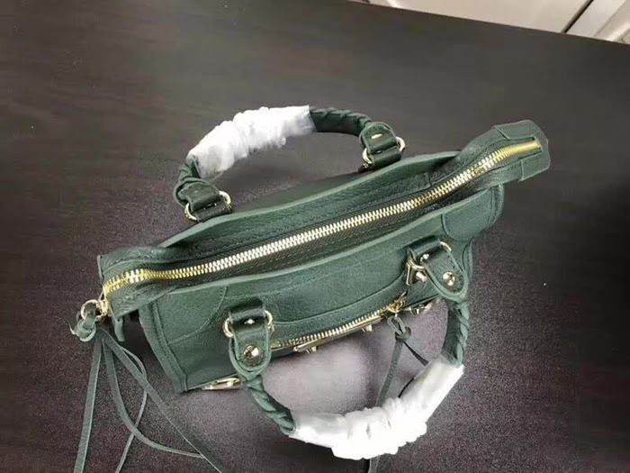 BALENCIAG巴黎世家 經典機車 原版山羊皮 包邊五金款 手提肩背斜挎包  BL1436